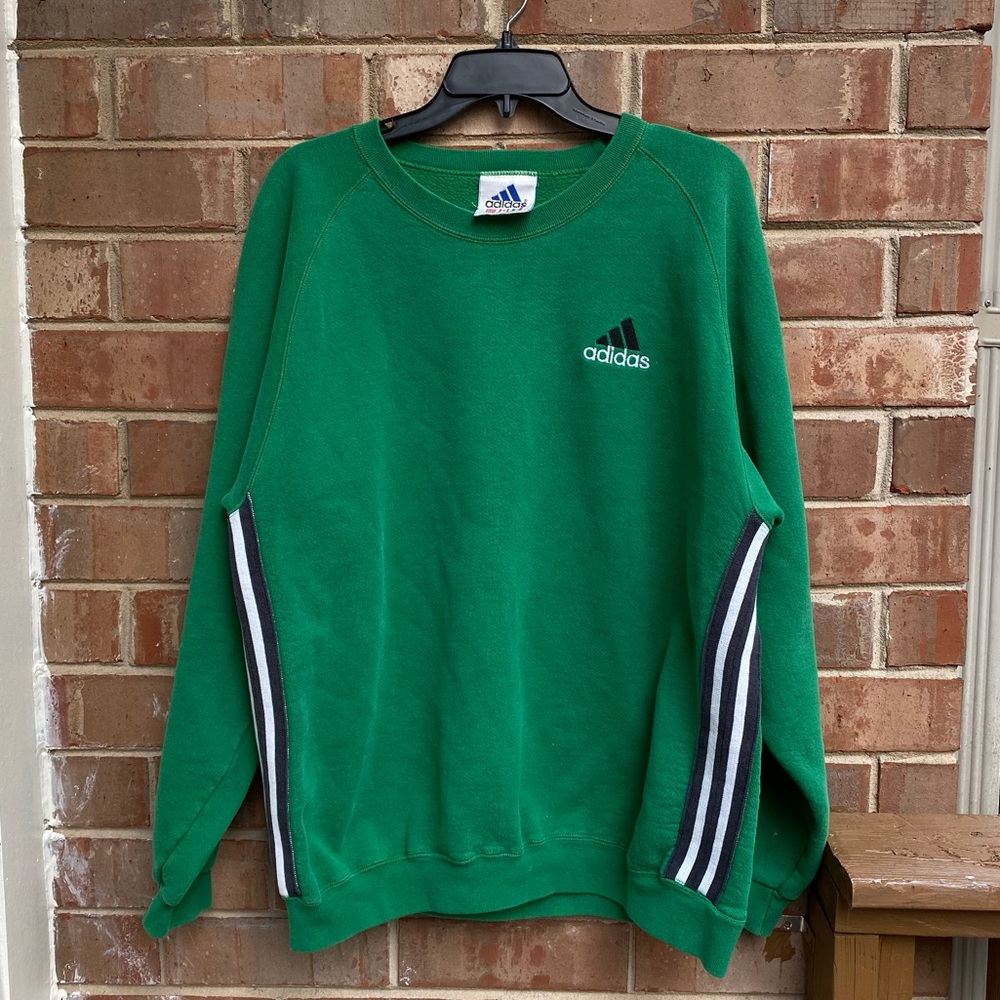 Vintage Adidas Crewneck Sweater Striped